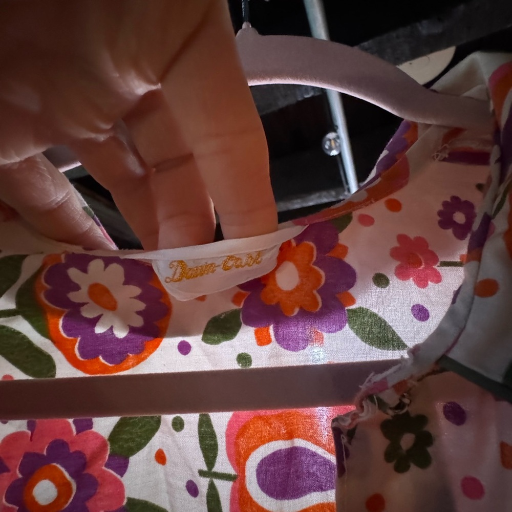 Floral Patterned Button-Up Dress - image 3